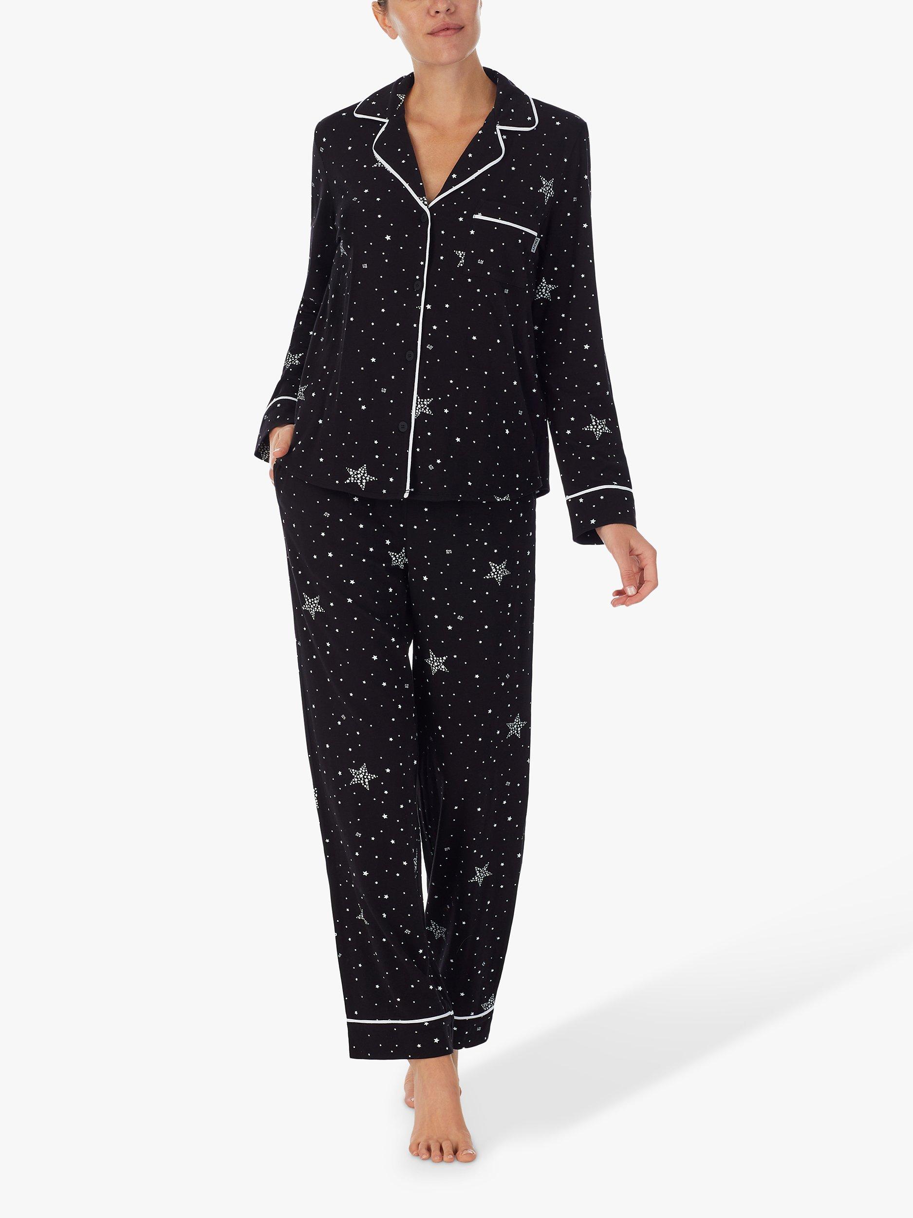 DKNY Long Sleeve Notch Collar Shirt Pyjama Set