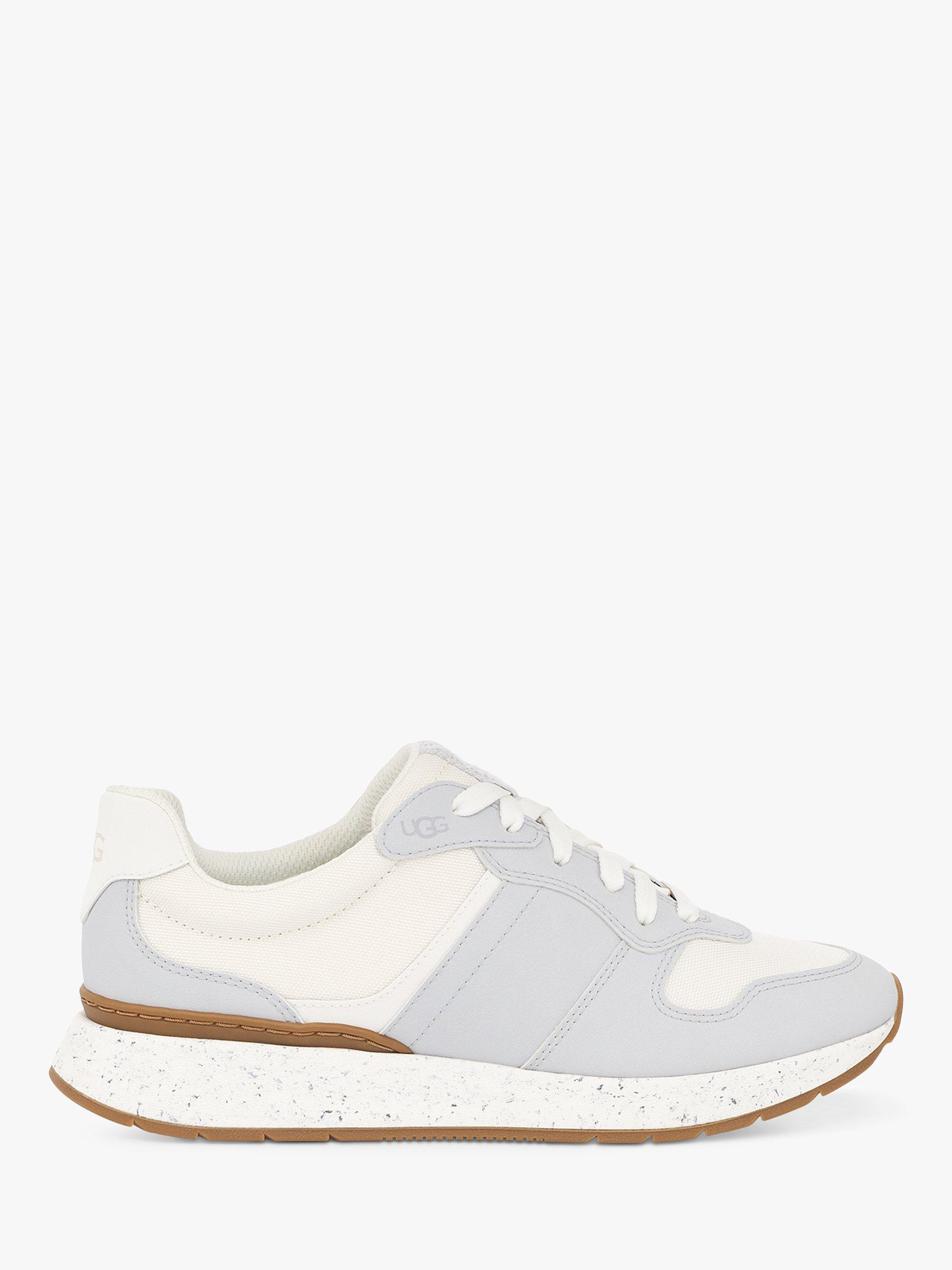 UGG ReTrainer Leather Trainers, Silver Smoke, 8