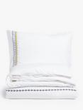 John Lewis Tekka Embroidered Bedding, White