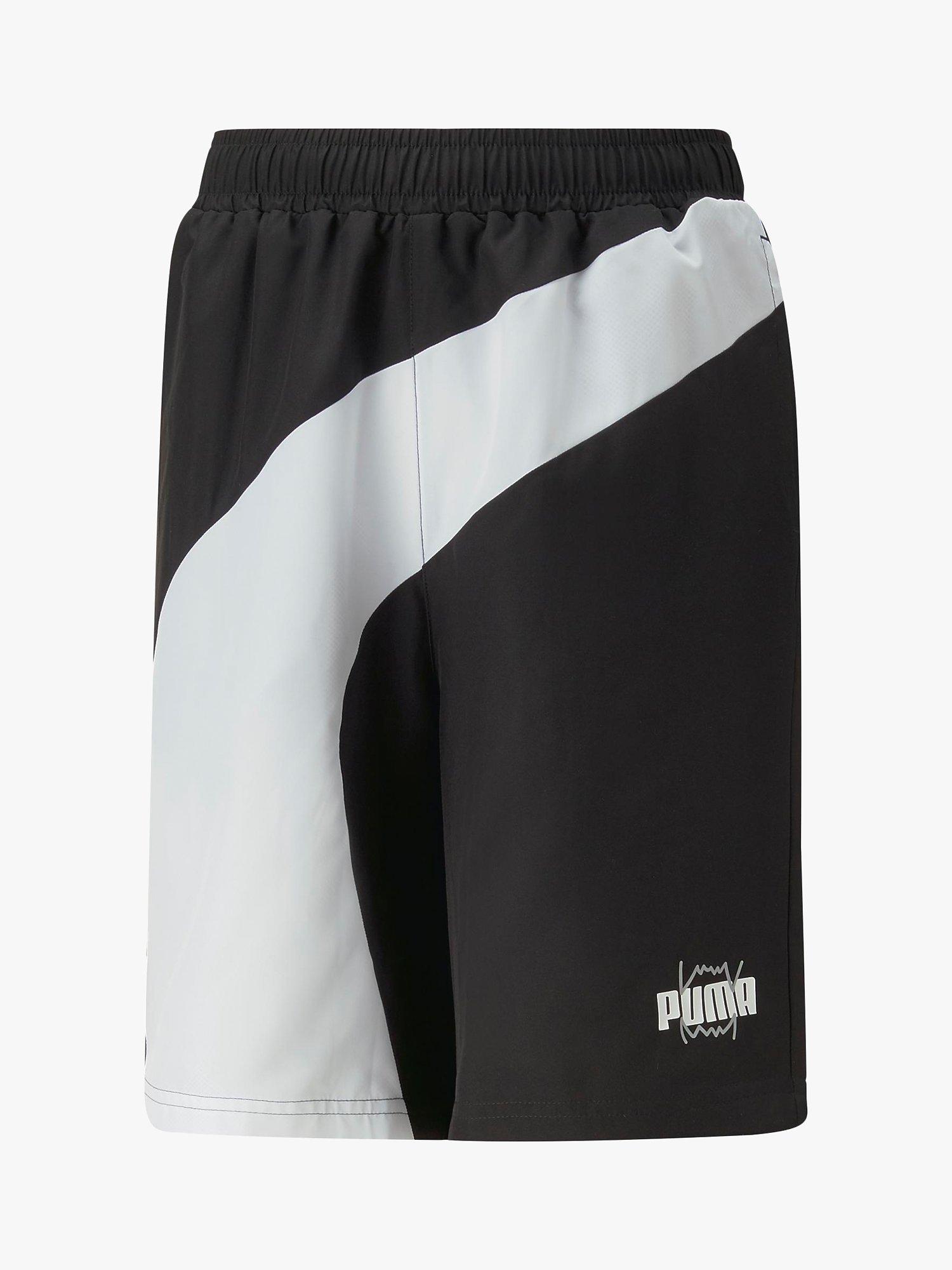 PUMA Kids' Clyde Shorts, Black