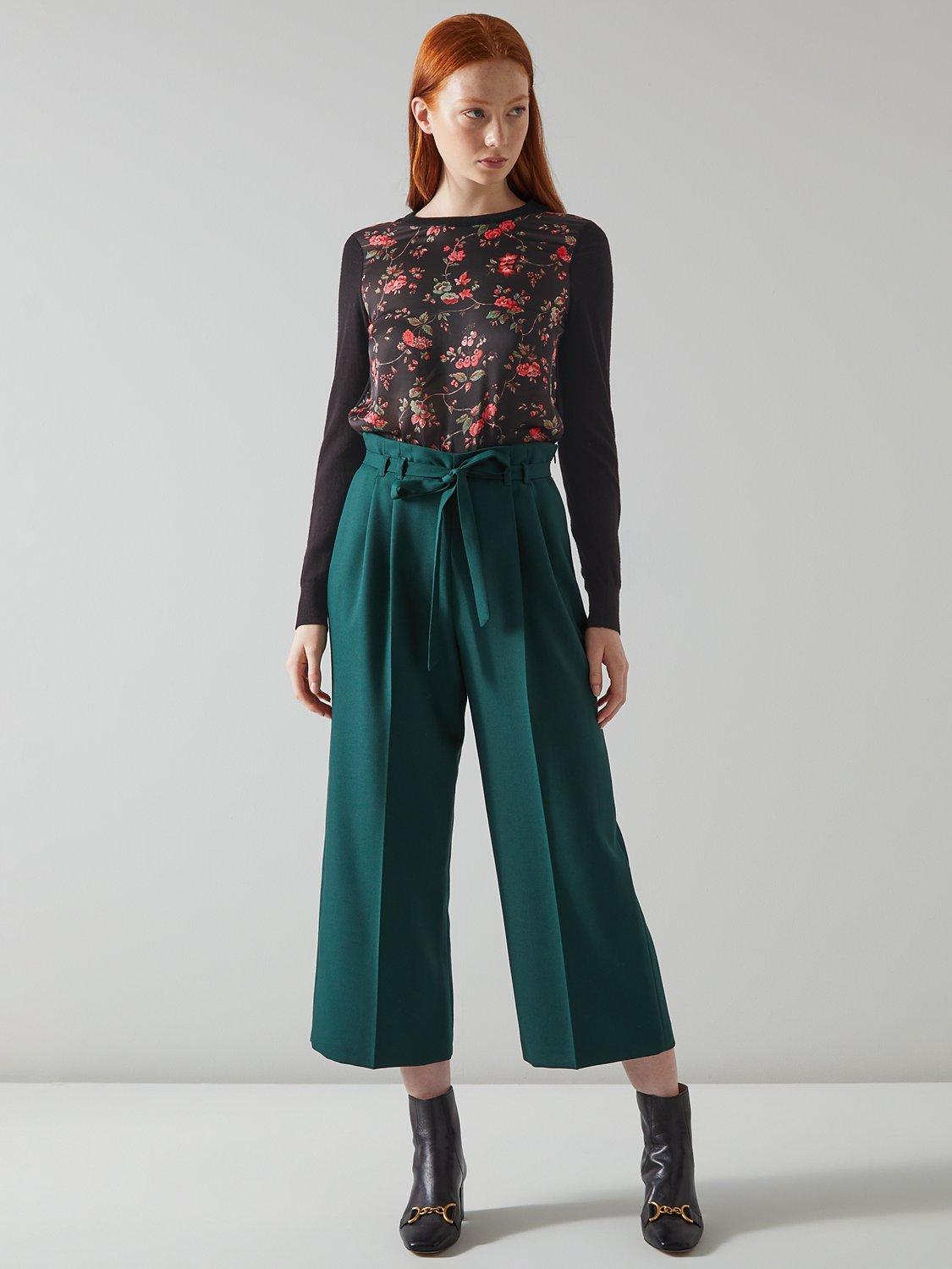 L.K.Bennett Cyrus Floral Print Knitted Jumper