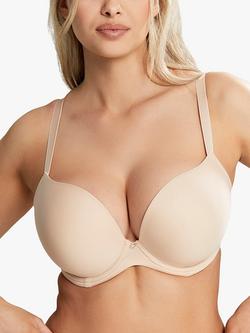 Panache Faith Moulded Plunge Bra, Latte