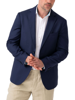 KOY Wool Blazer, Navy, Navy