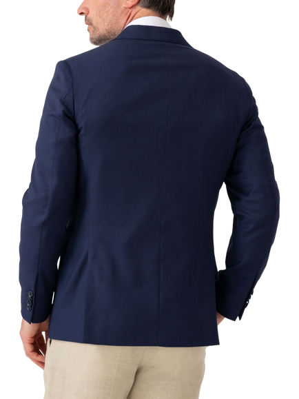KOY Wool Blazer, Navy - view 2, Navy