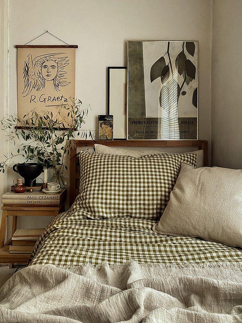 Gingham euro shams sale