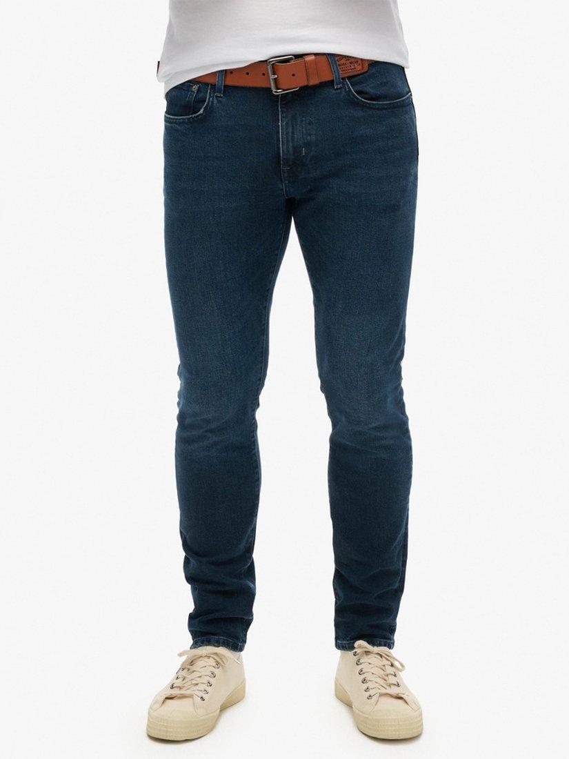 Product image 6 of 6, which shows Superdry Organic Cotton Slim Jeans, Vanderbilt Ink Worn, W30/L30