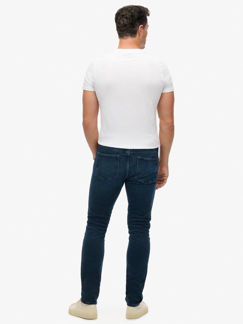 Product image 3 of 6, which shows Superdry Organic Cotton Slim Jeans, Vanderbilt Ink Worn, W30/L30