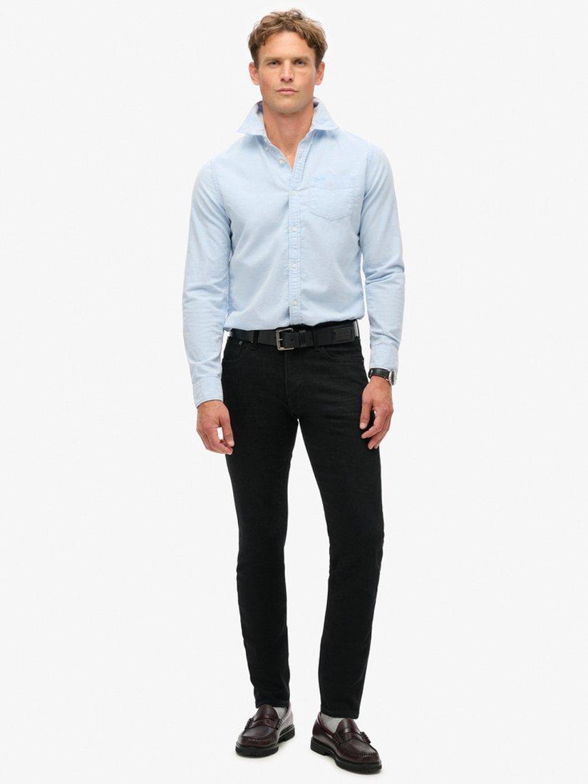Product image 1 of 7, which shows Superdry Organic Cotton Slim Jeans, Venom Washed Black, W31/L34