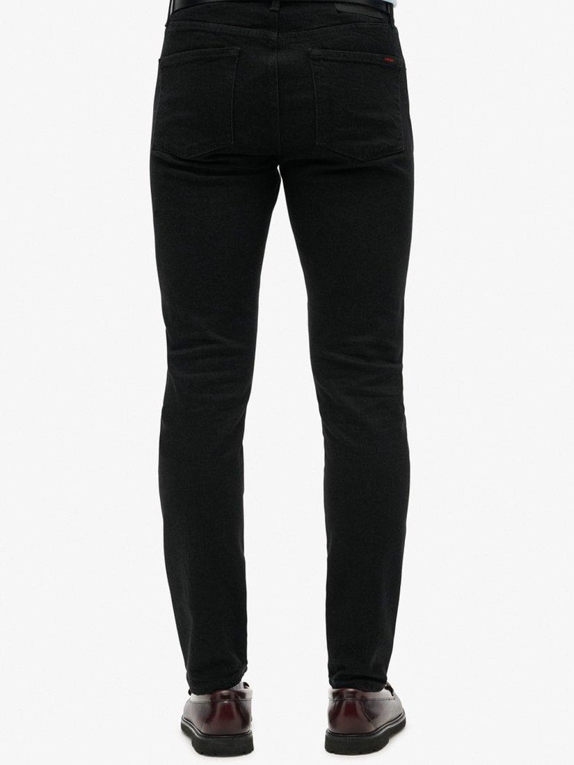 Product image 7 of 7, which shows Superdry Organic Cotton Slim Jeans, Venom Washed Black, W31/L34