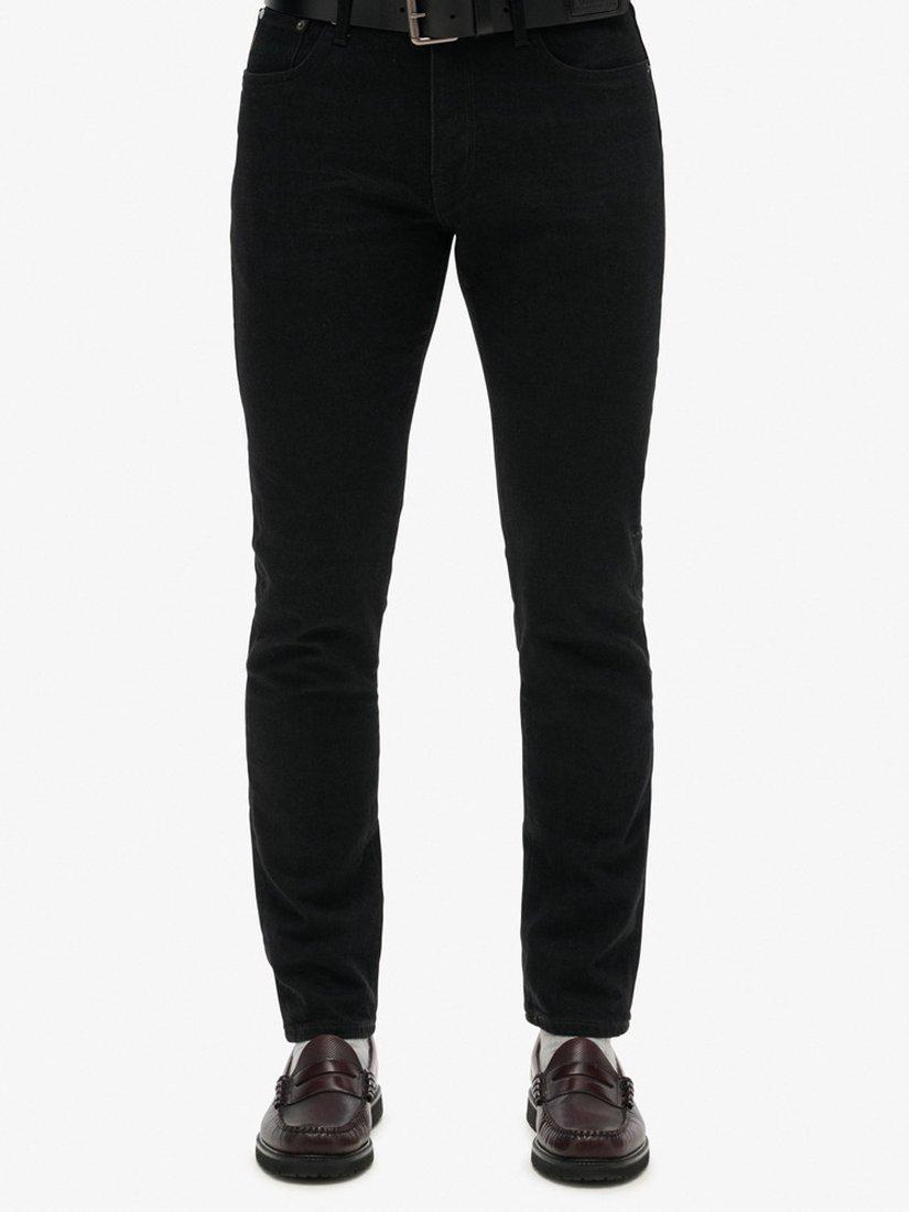 Product image 4 of 7, which shows Superdry Organic Cotton Slim Jeans, Venom Washed Black, W31/L34