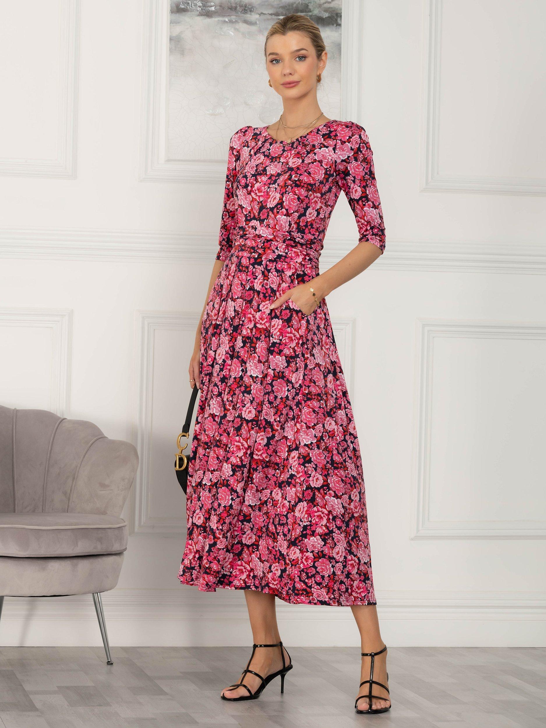 Jolie Moi Sienna Floral Maxi Dress, Multi