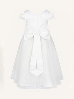 Monsoon Kids' Tulle Bridesmaid Dress, Ivory - view 2, Ivory