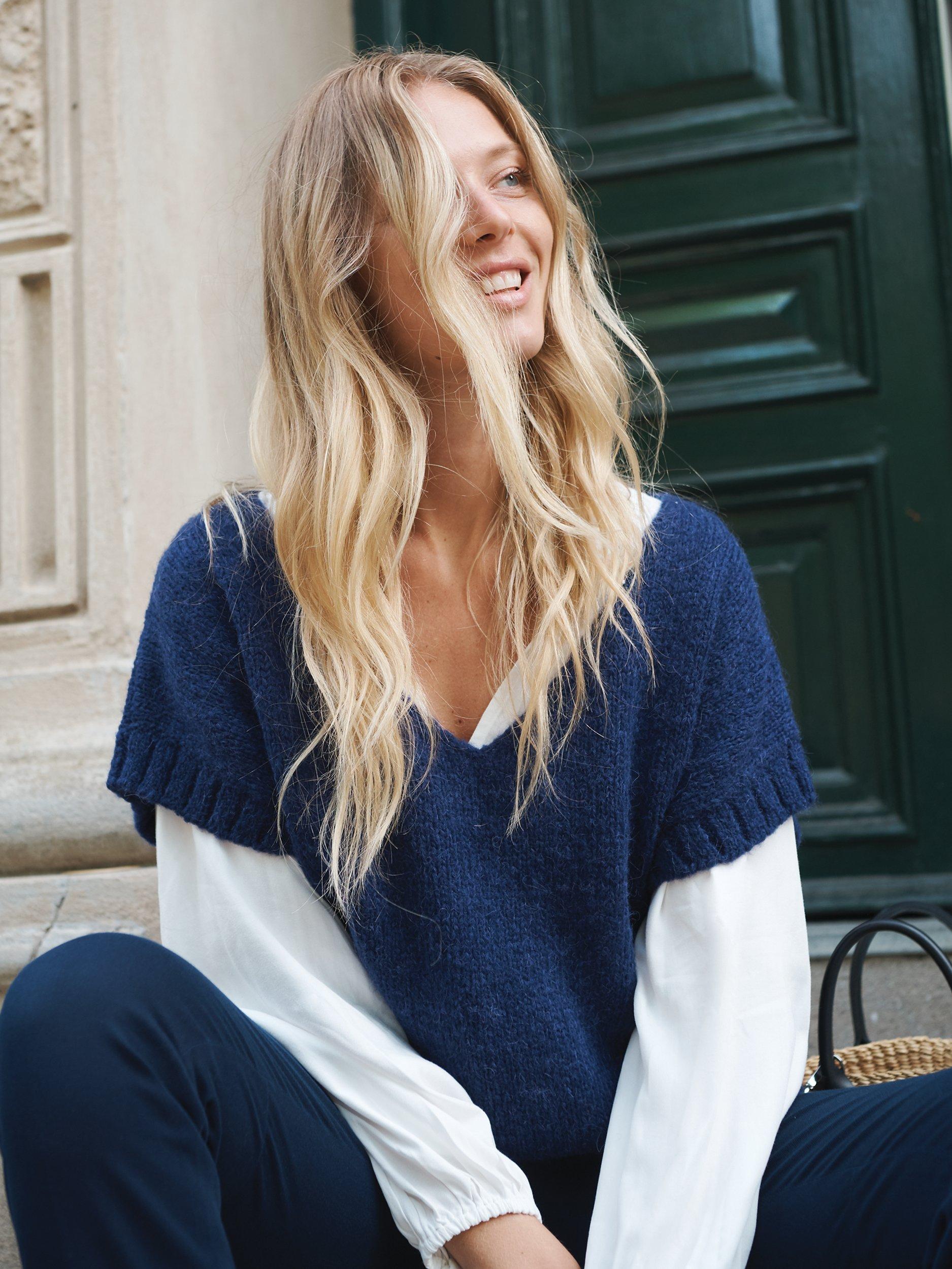 NRBY Ingrid Relaxed Jumper, Navy, One Size