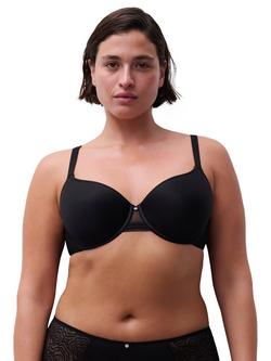 Chantelle C Jolie Memory Foam T-Shirt Bra, Black