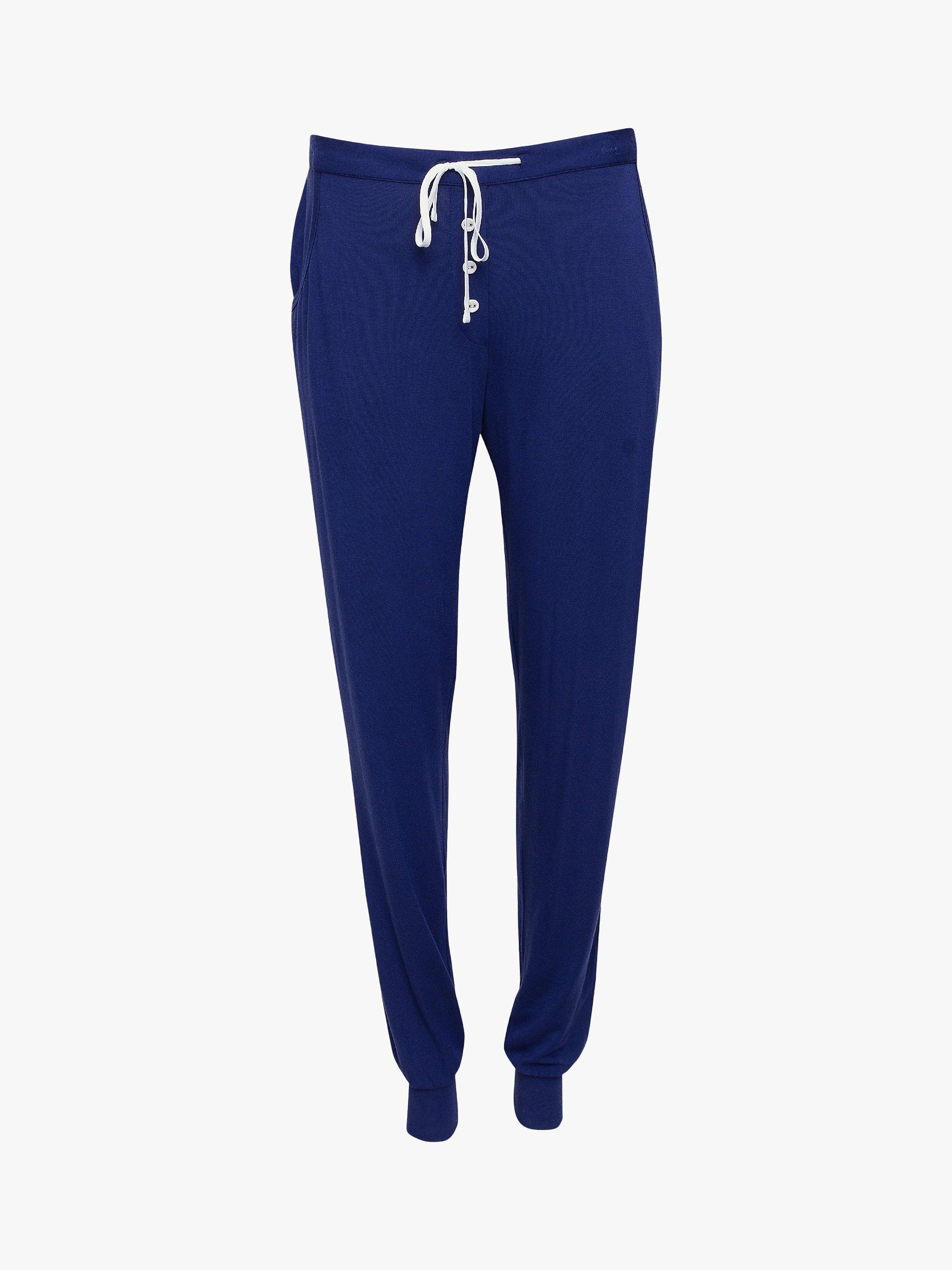 Product image 3 of 4, which shows Cyberjammies Riley Knit Pyjama Bottoms, Navy, 8