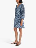 InWear Kasira Abstract Print Mini Dress, Blue Bark