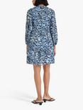 InWear Kasira Abstract Print Mini Dress, Blue Bark