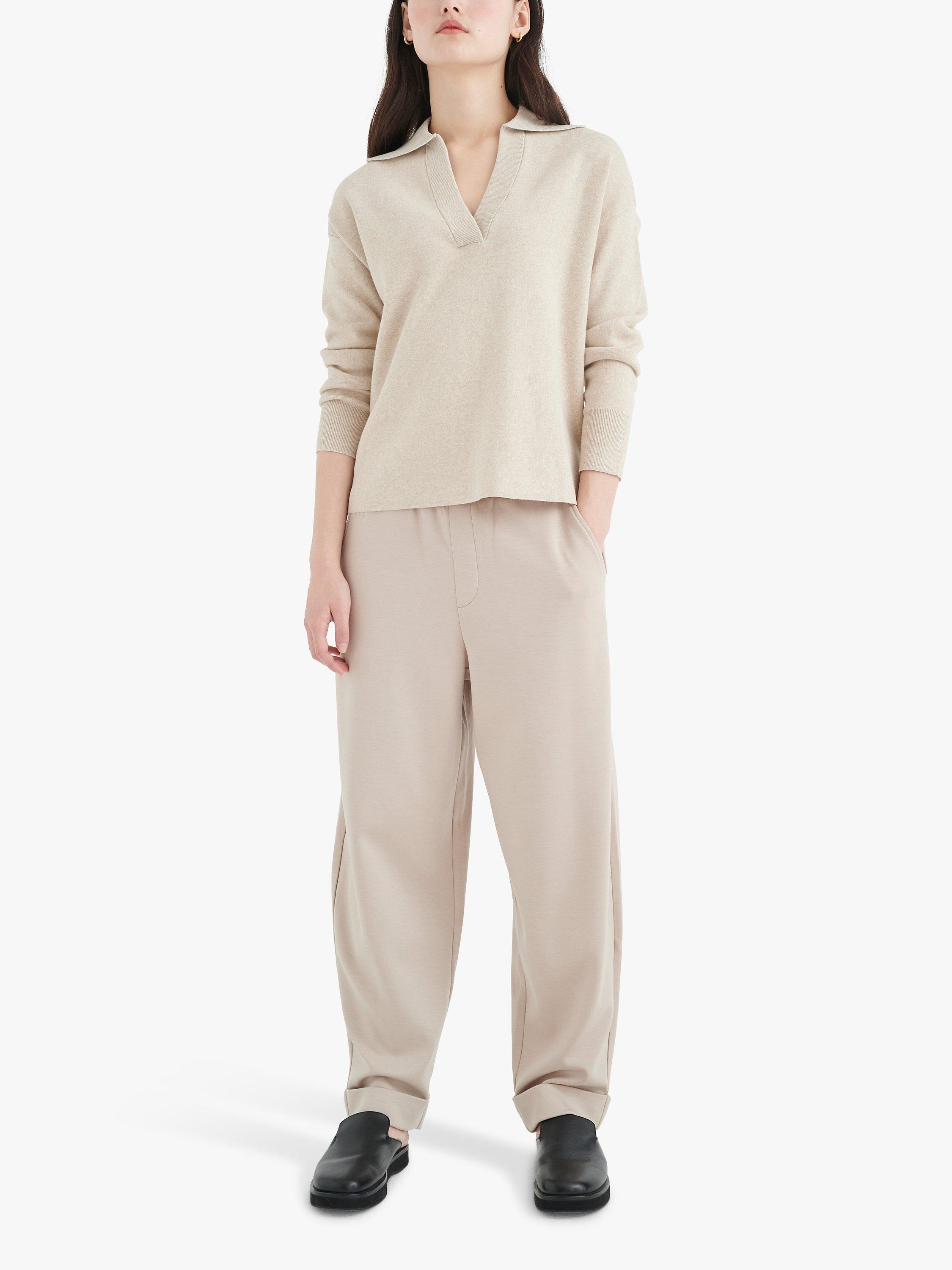 InWear Jumo Long Sleeve Polo Jumper, Sandstone Melange