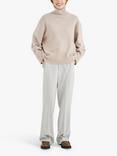 InWear Jax Turtleneck Jumper, Oatmeal Melange