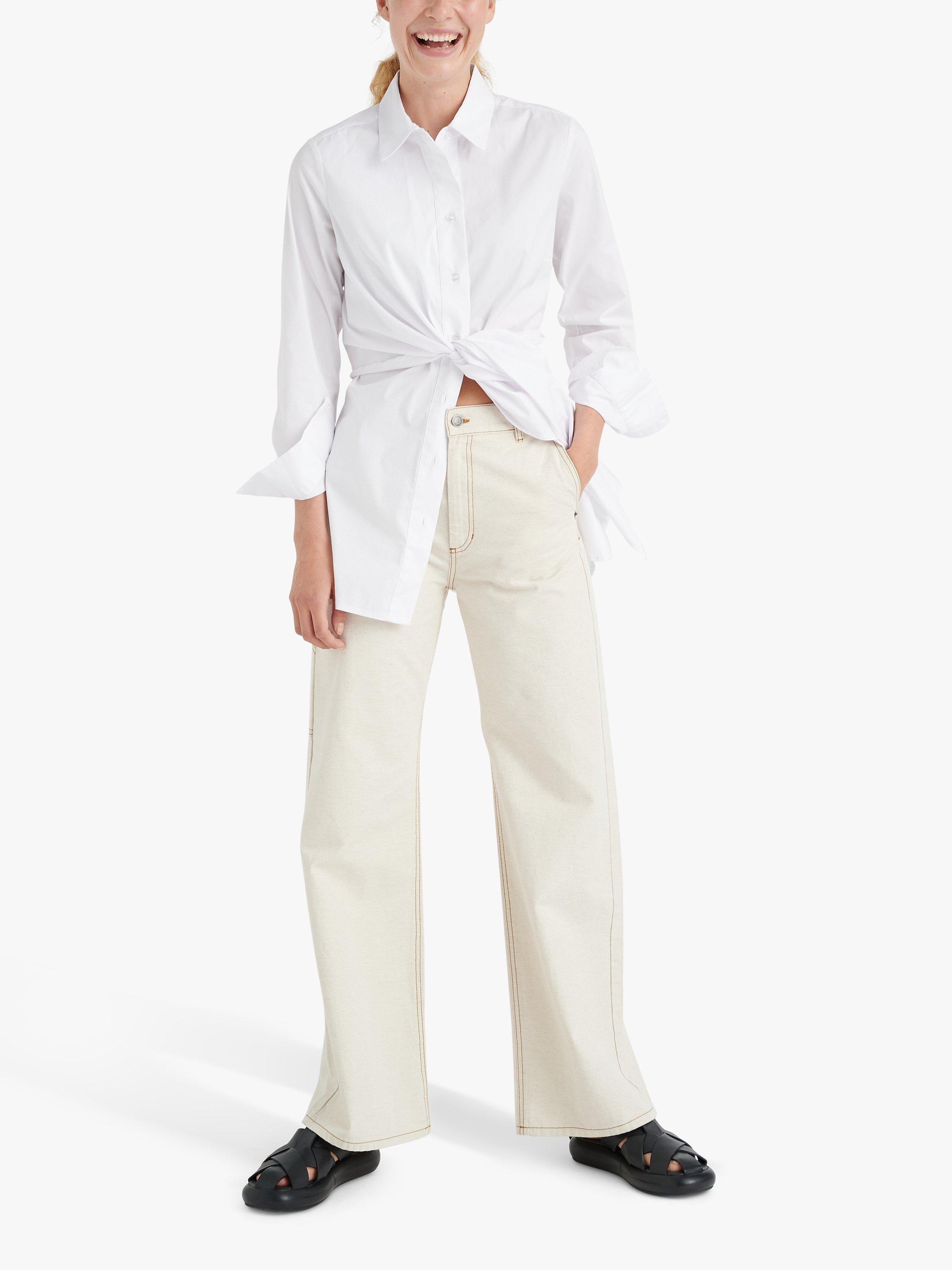 InWear Kirini Knot Front Shirt, Pure White