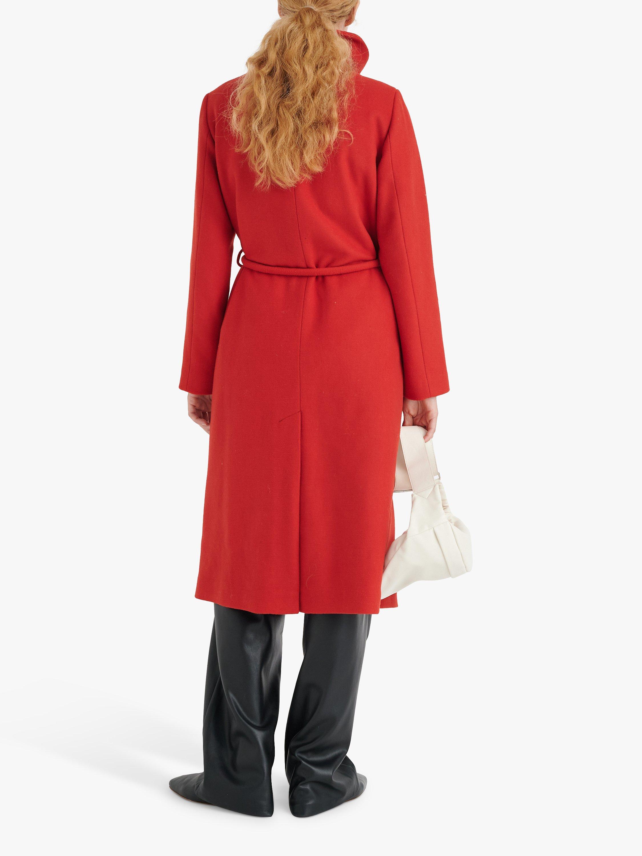 Funnel neck red coat hotsell