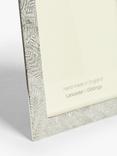Lancaster and Gibbings Fern Leaf Pewter Photo Frame, Silver
