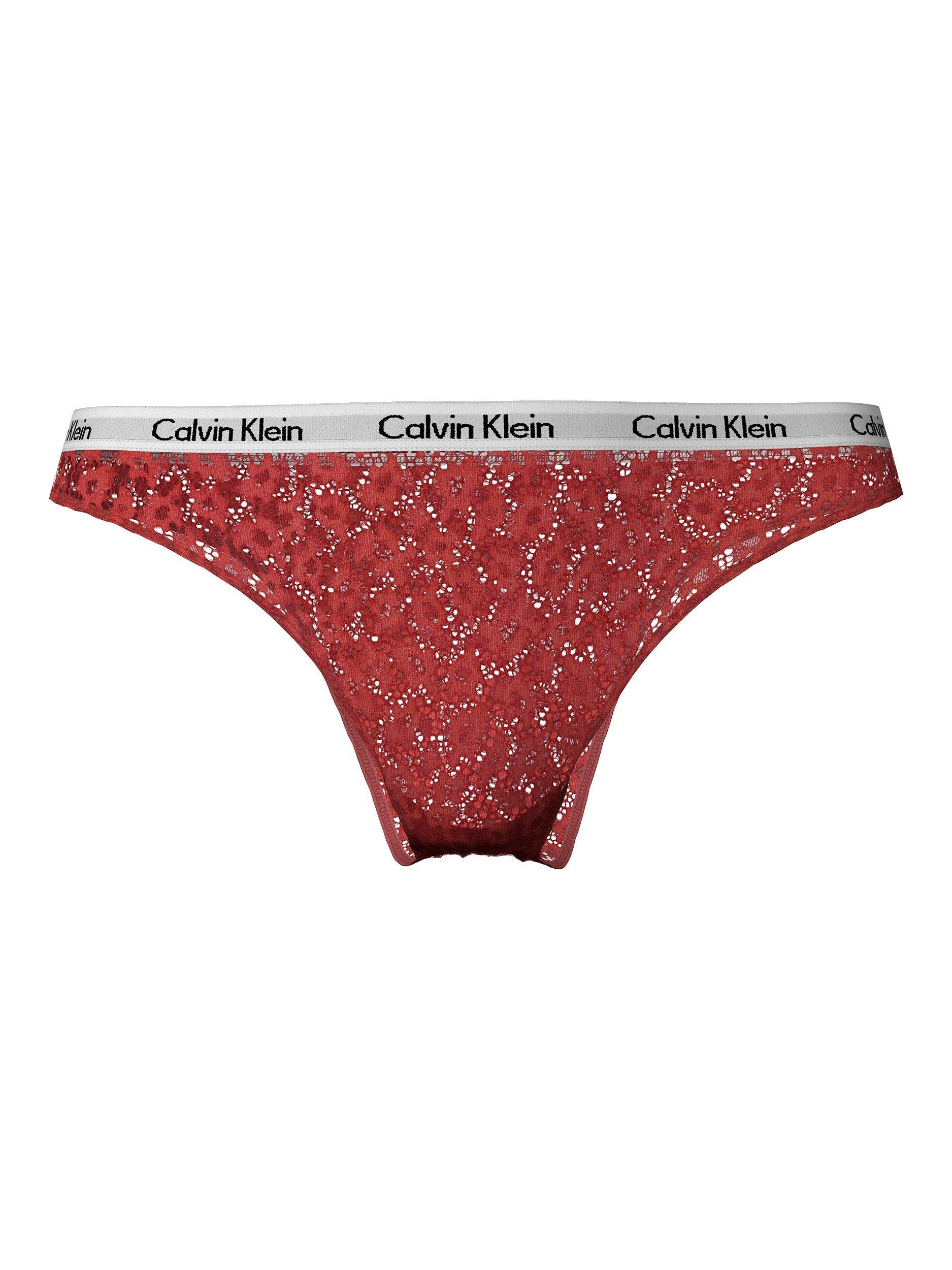 Calvin Klein Carousel Lace Brazilian Knickers, Exact