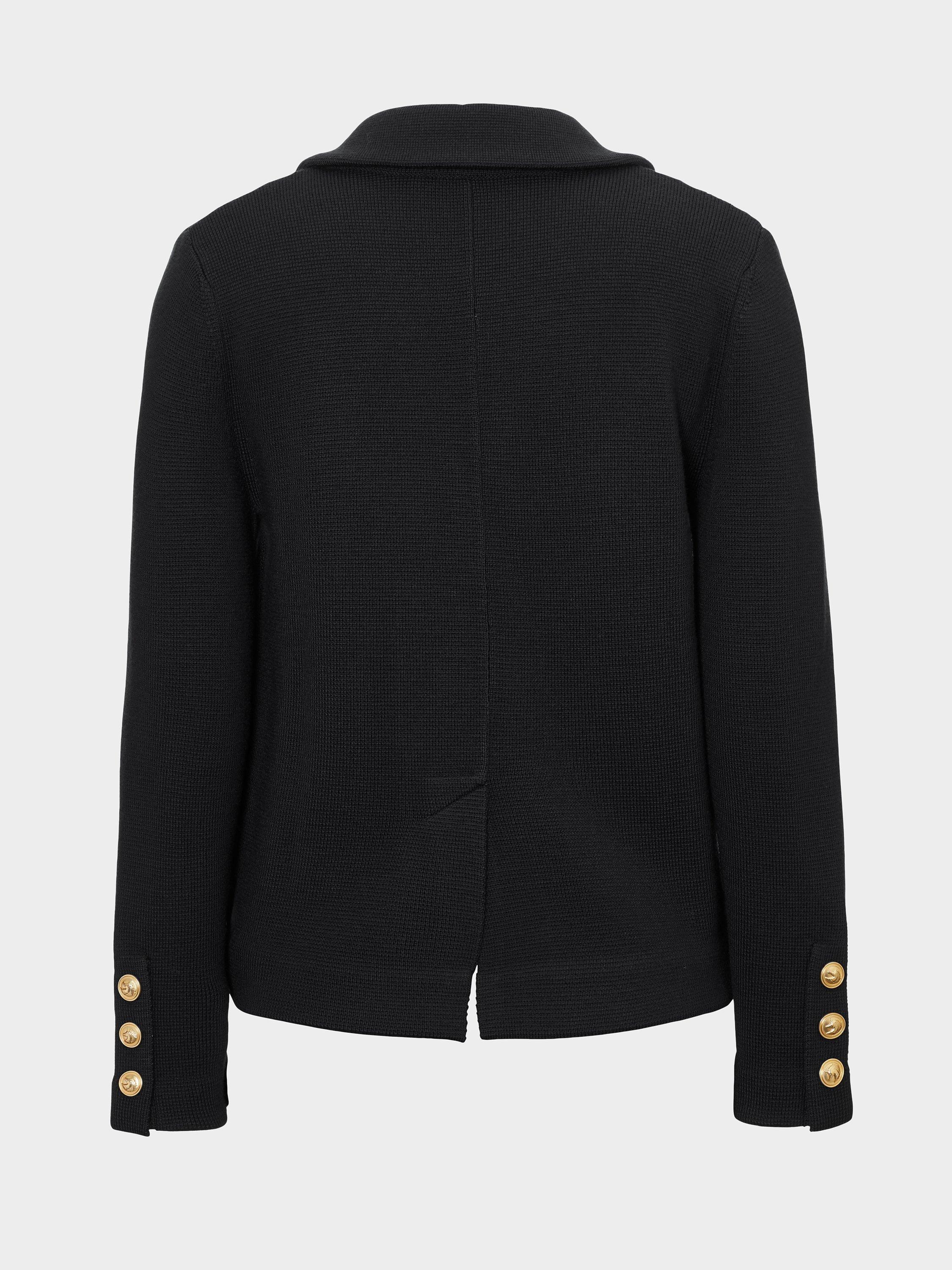 Product image 2 of 2, which shows Winser London Milano Wool Jacket, Black, XS
