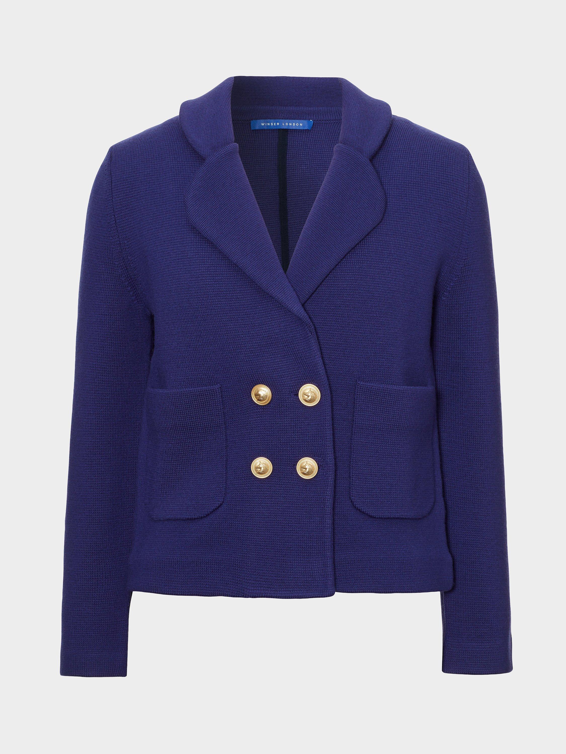 Winser London Milano Wool Jacket Winser Blue