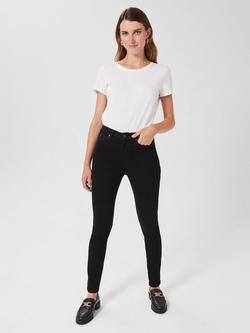 Hobbs Gia Skinny Jeans, Black, Black