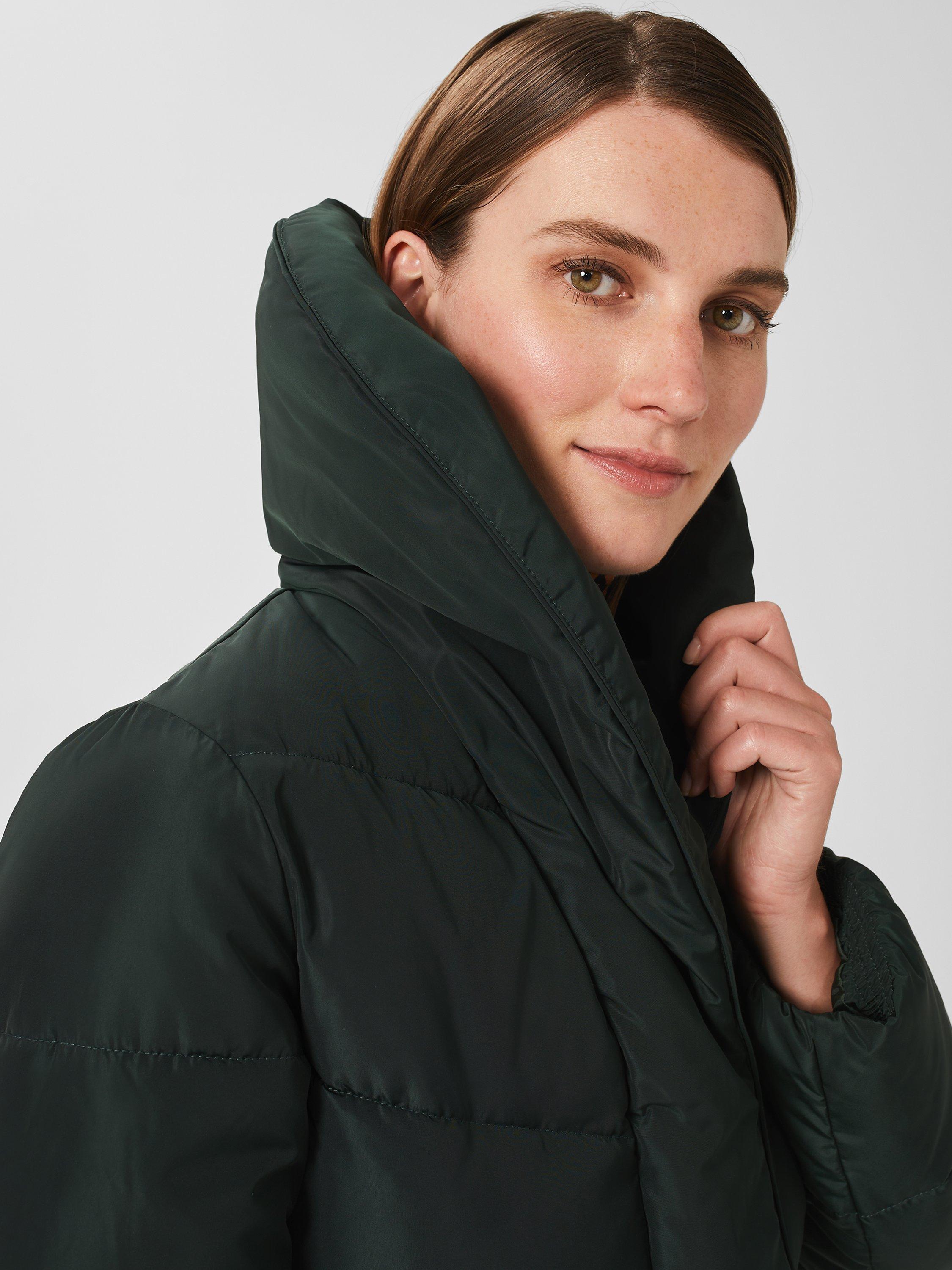 Hobbs Indira Puffer Coat Dark Ivy Green