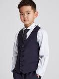 Reiss Kids' Hope Modern Fit Travel Waistcoat, Navy