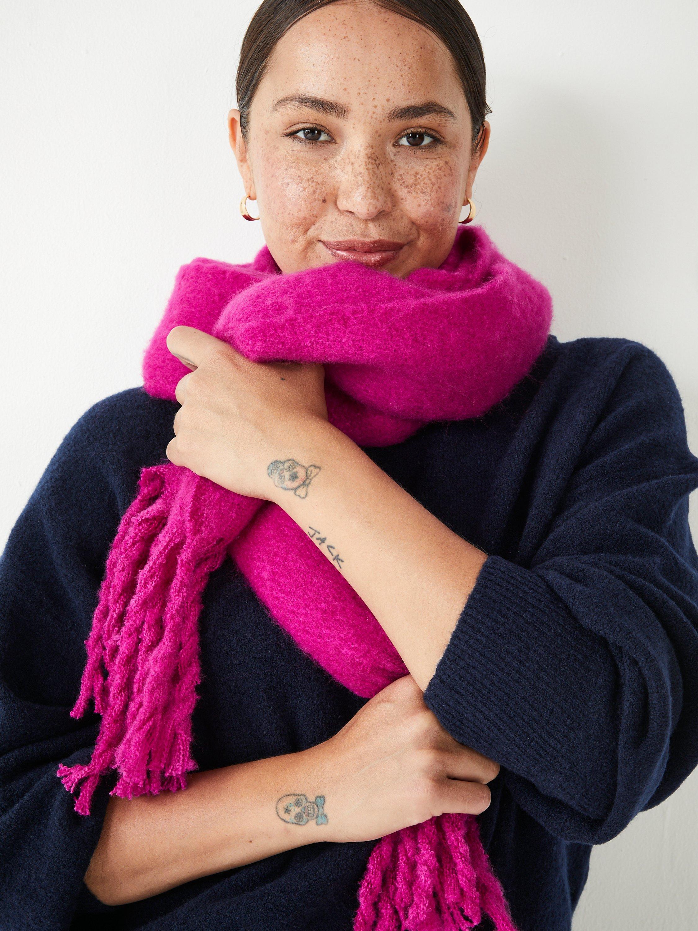 HUSH Aspen Scarf, Pink, One Size