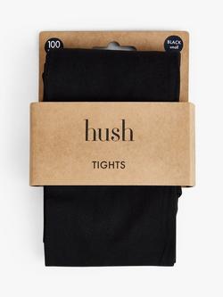 HUSH 100 Denier Tights, Black, Black