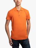 Swole Panda Refibra Short Sleeve Polo Shirt, Orange