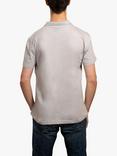 Swole Panda Refibra Short Sleeve Polo Shirt, Stone Grey