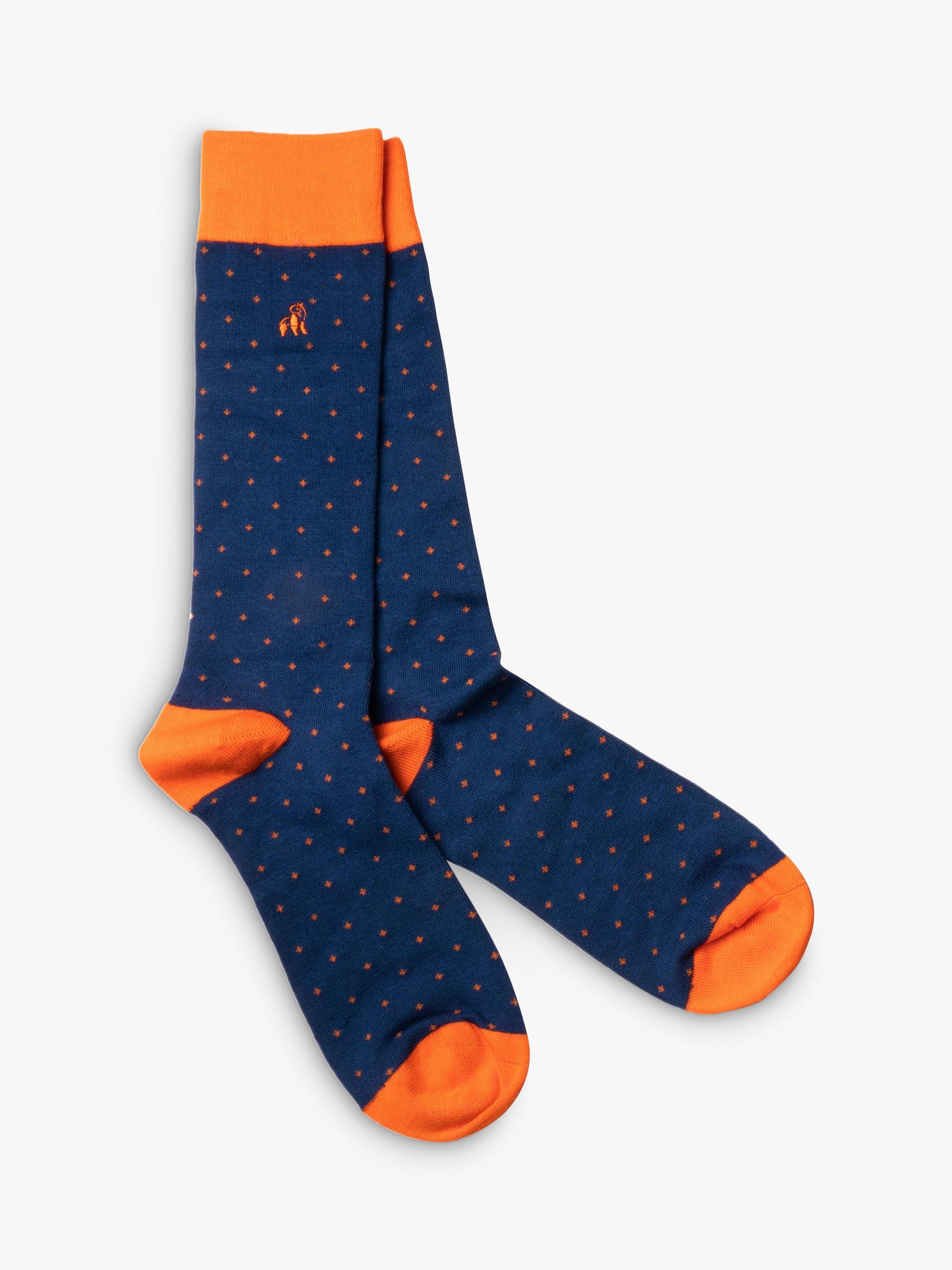 Product image 2 of 9, which shows Swole Panda Spots & Stripes Comfort Cuff Bamboo Socks, Pack of 4, Multi, 7-11