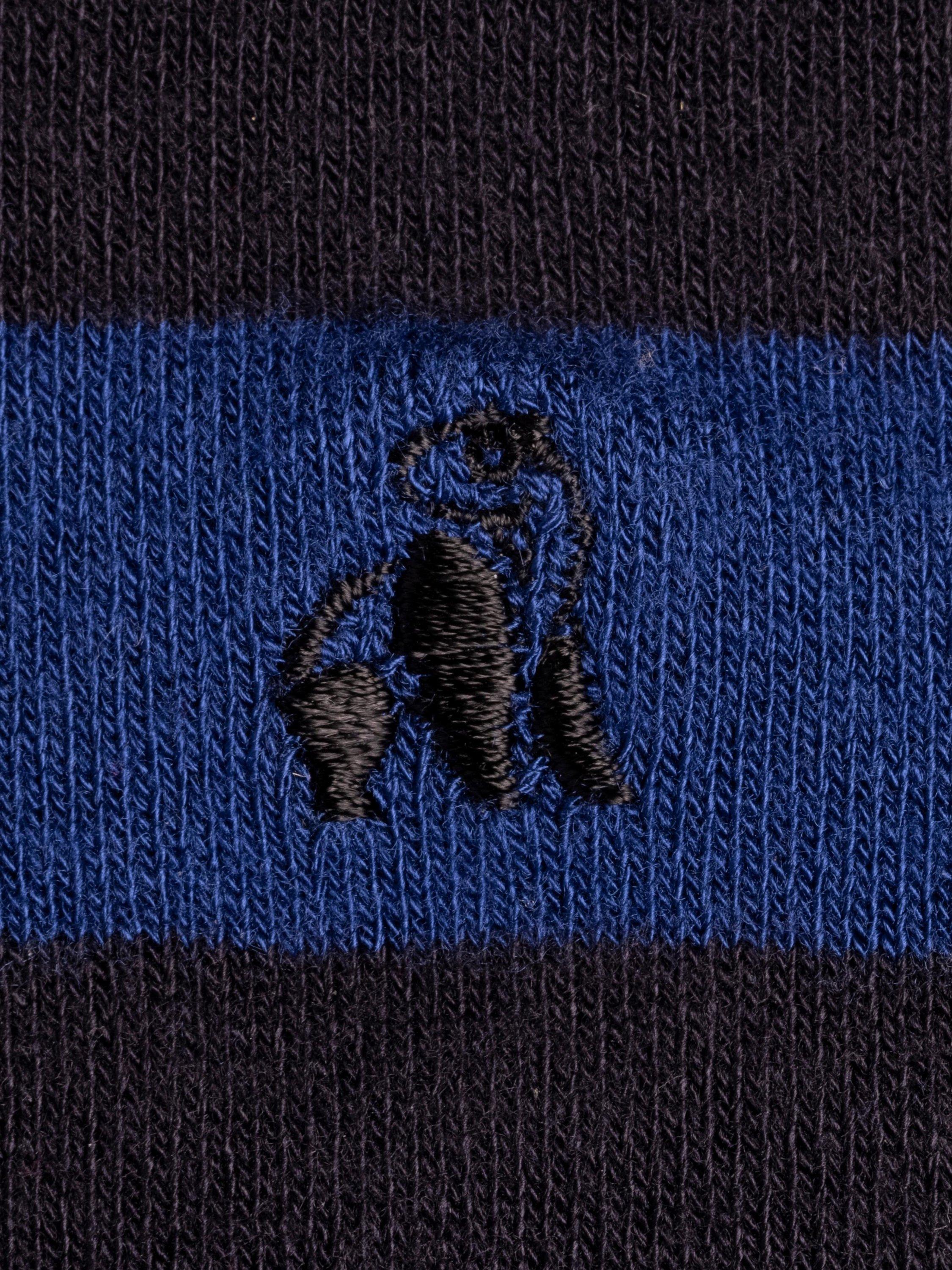 Product image 7 of 9, which shows Swole Panda Spots & Stripes Comfort Cuff Bamboo Socks, Pack of 4, Multi, 7-11