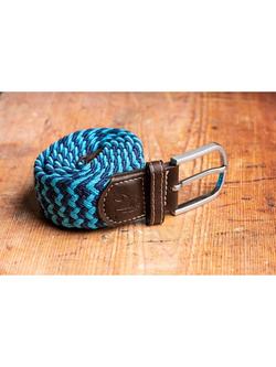 Swole Panda ZigZag Recycled Woven Belt - view 2, Sky Blue