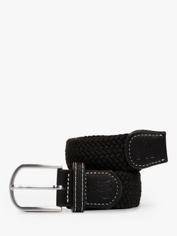 Swole Panda Recycled Woven Belt, Black