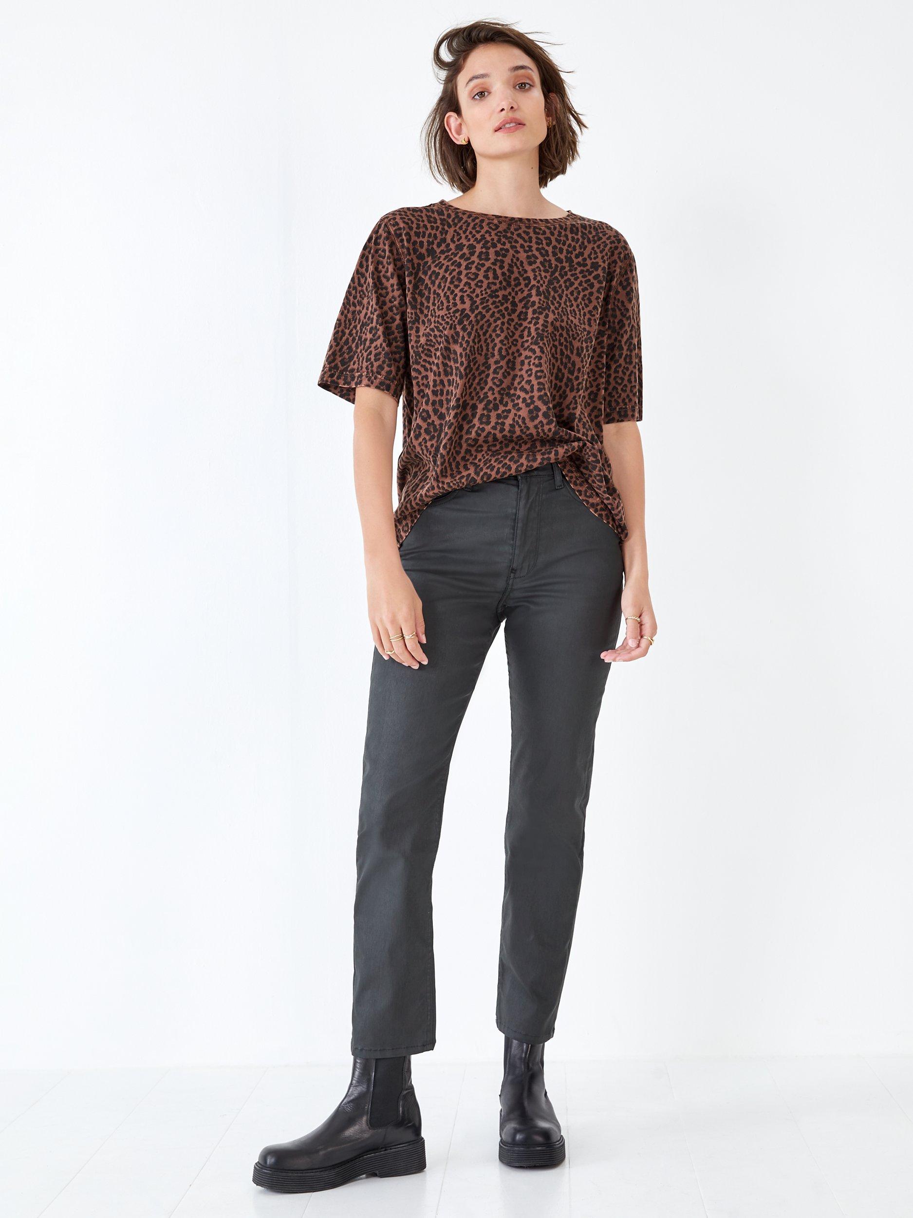 HUSH Lenny Coated Jeans Black
