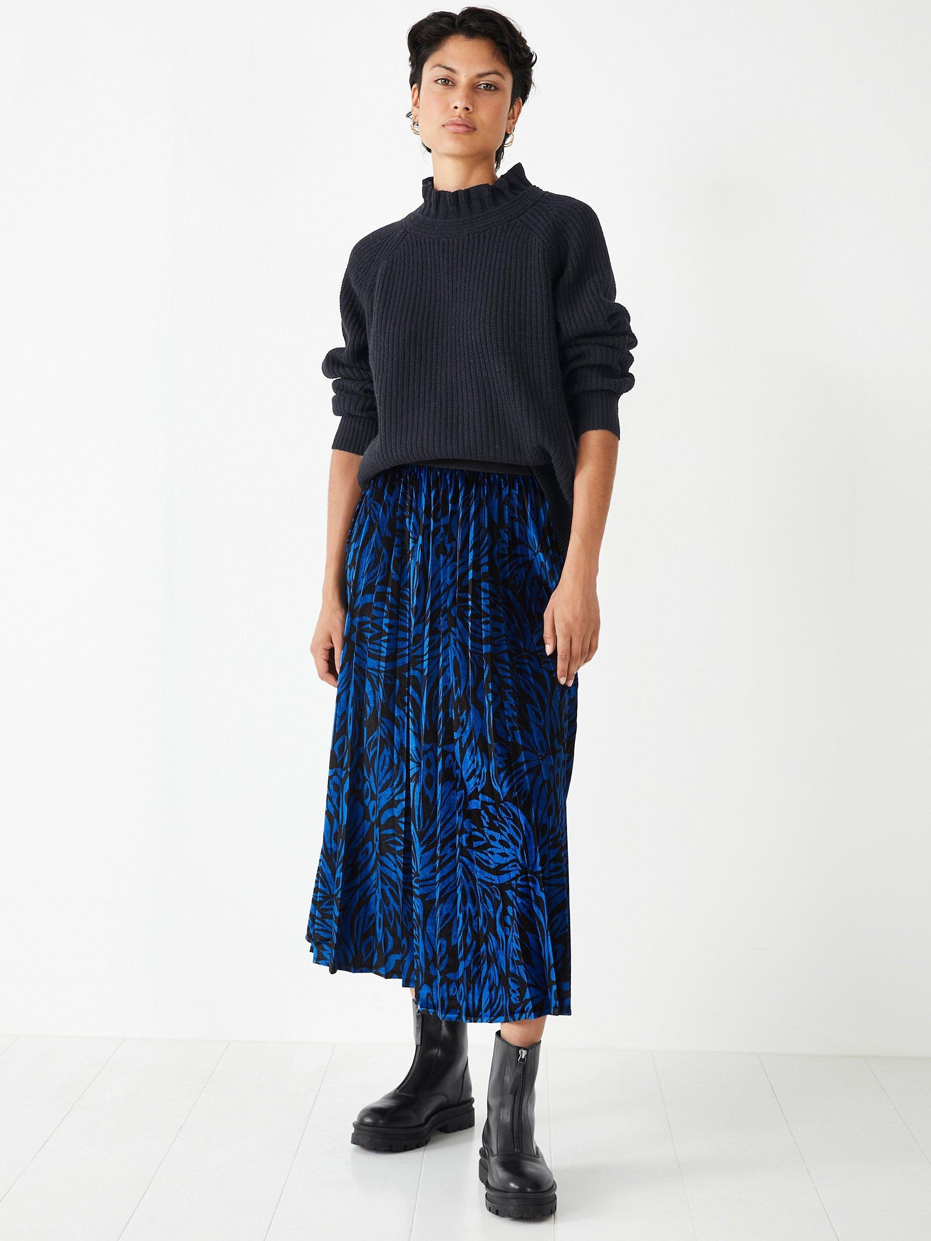 HUSH Dylan Frill Neck Jumper