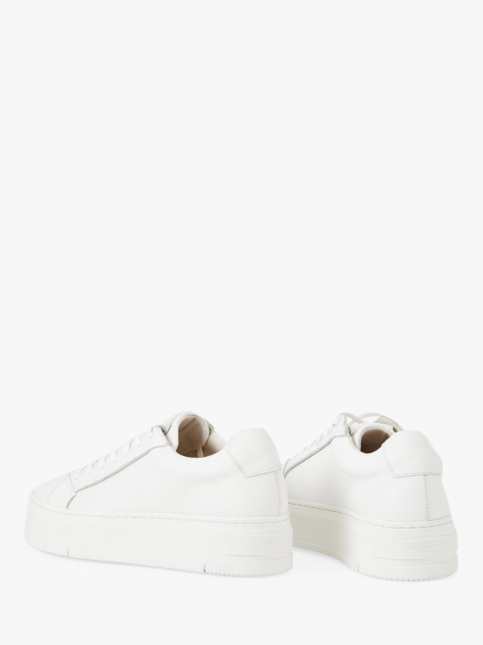 Product image 3 of 3, which shows Vagabond Shoemakers Judy Leather Trainers, White, 4