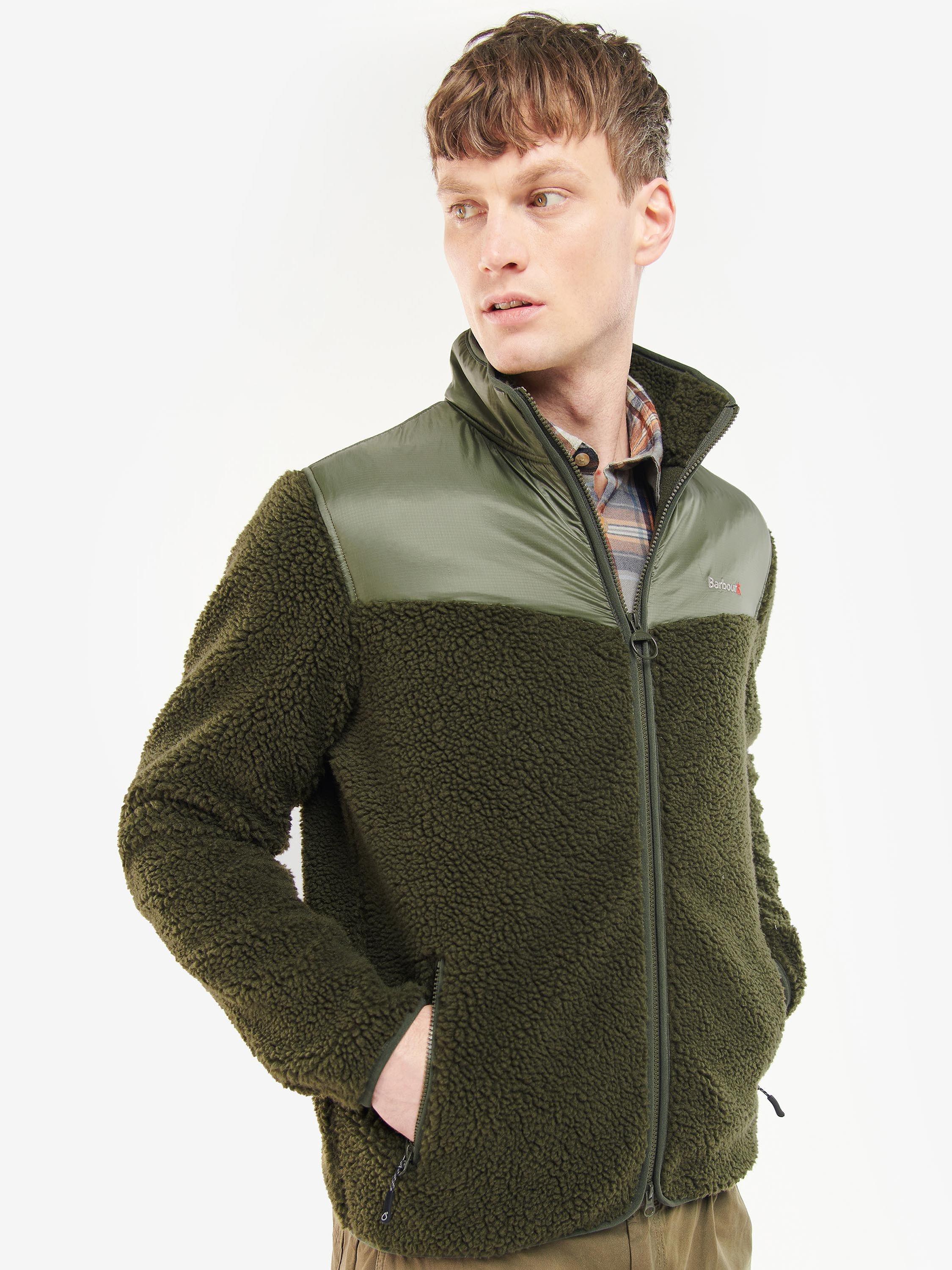 Barbour Axis Fleece Jacket, Olive