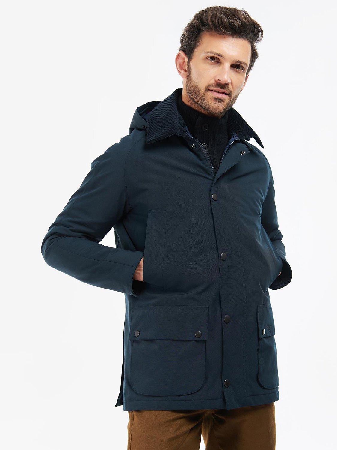 Barbour Winter Ashby Jacket, Navy, S