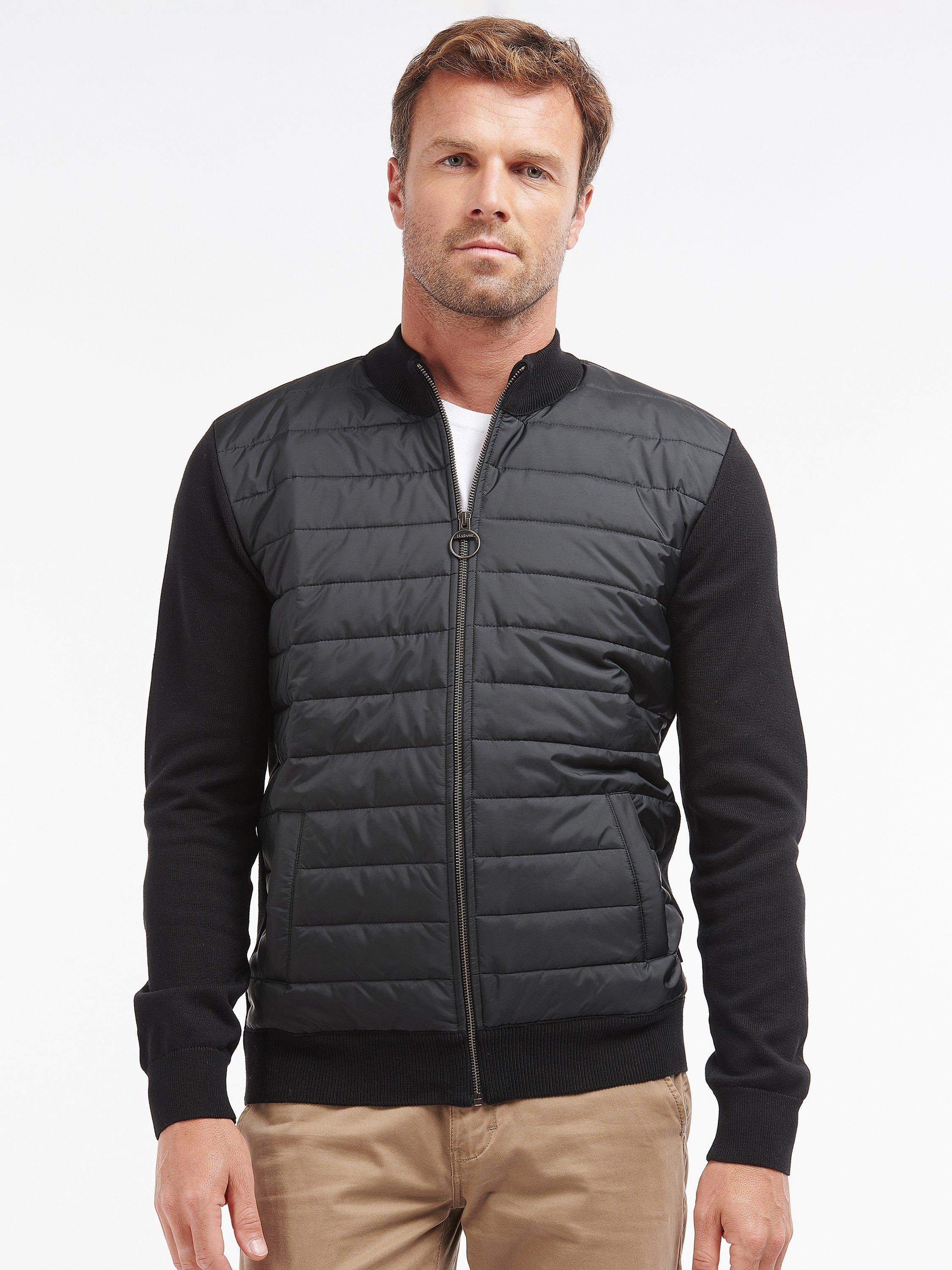 Barbour Essential Carn Baffle Quilt Top, Black