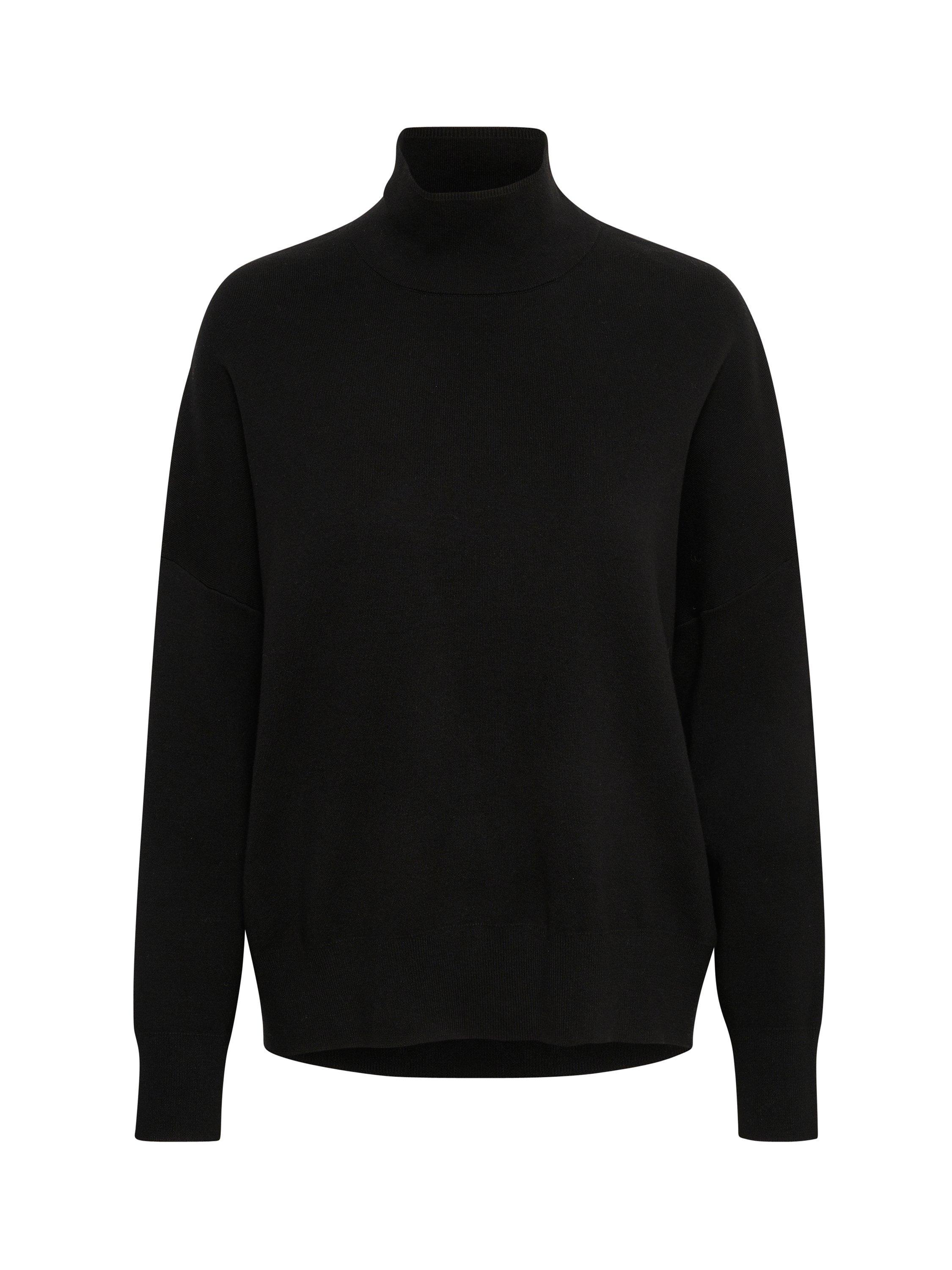 Product image 6 of 7, which shows InWear Tenley Turtleneck Long Sleeve Jumper, Black, XS