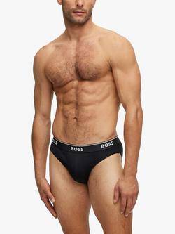 BOSS Stretch Power Briefs, Pack of 3 - view 2, Black