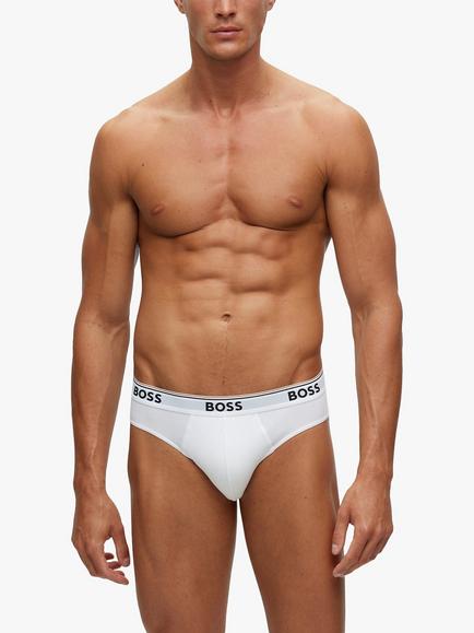 BOSS Stretch Power Briefs, Pack of 3 - view 2, White