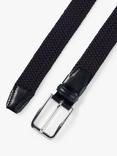 BOSS Clorio Woven Elastic Belt, Navy